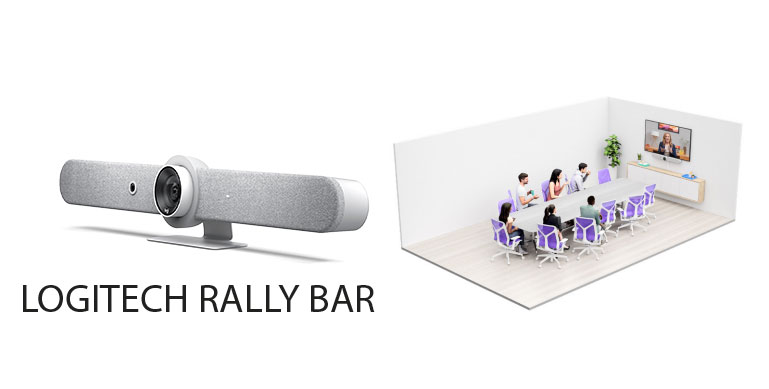 Giải pháp hội nghị truyền hình 4K All-in-One Logitech Rally Bar