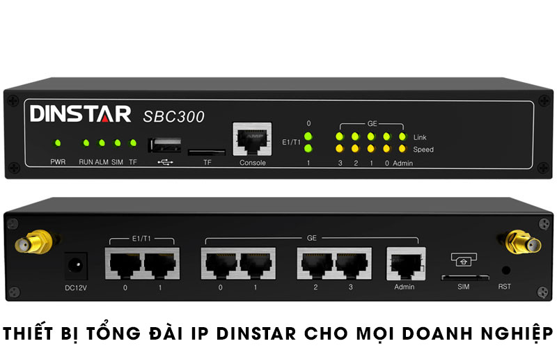 Thiết bị tổng đài IP Dinstar cho mọi doanh nghiệp