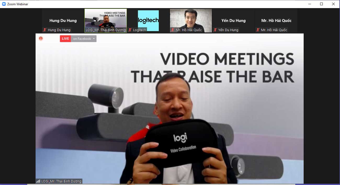 [WEBINAR] LOGITECH RALLY BAR - HỘI NGHỊ TRUYỀN HÌNH ĐA NỀN TẢNG