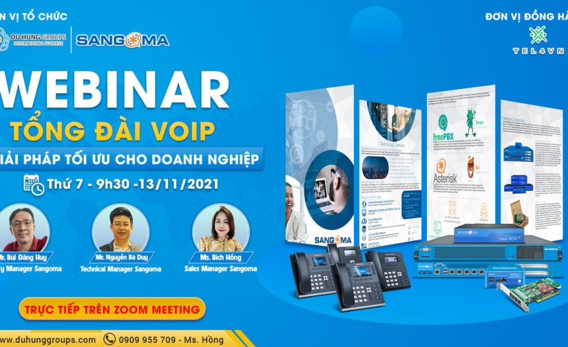[WEBINAR] VOIP GIẢI PHÁP TỔNG ĐÀI CHO DOANH NGHIỆP VỪA VÀ NHỎ