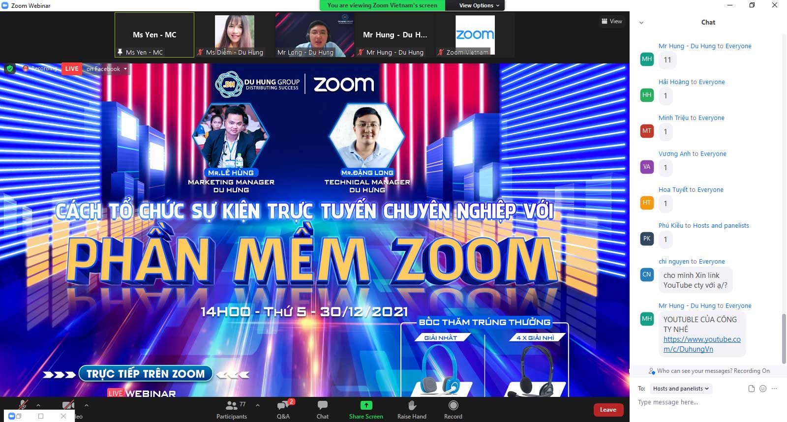 [WEBINAR] CÁCH TỔ CHỨC SỰ KIỆN ONLINE CHUYÊN NGHIỆP VỚI PHẦN MỀM ZOOM
