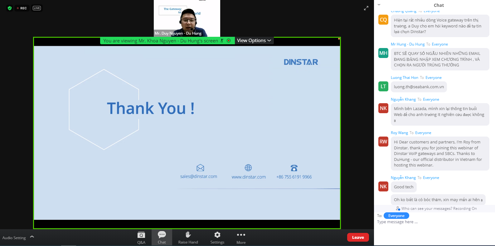 [WEBINAR] - DINSTAR GATEWAY GIẢI PHÁP TỐI ƯU VÀ TOÀN DIỆN CHO DOANH NGHIỆP