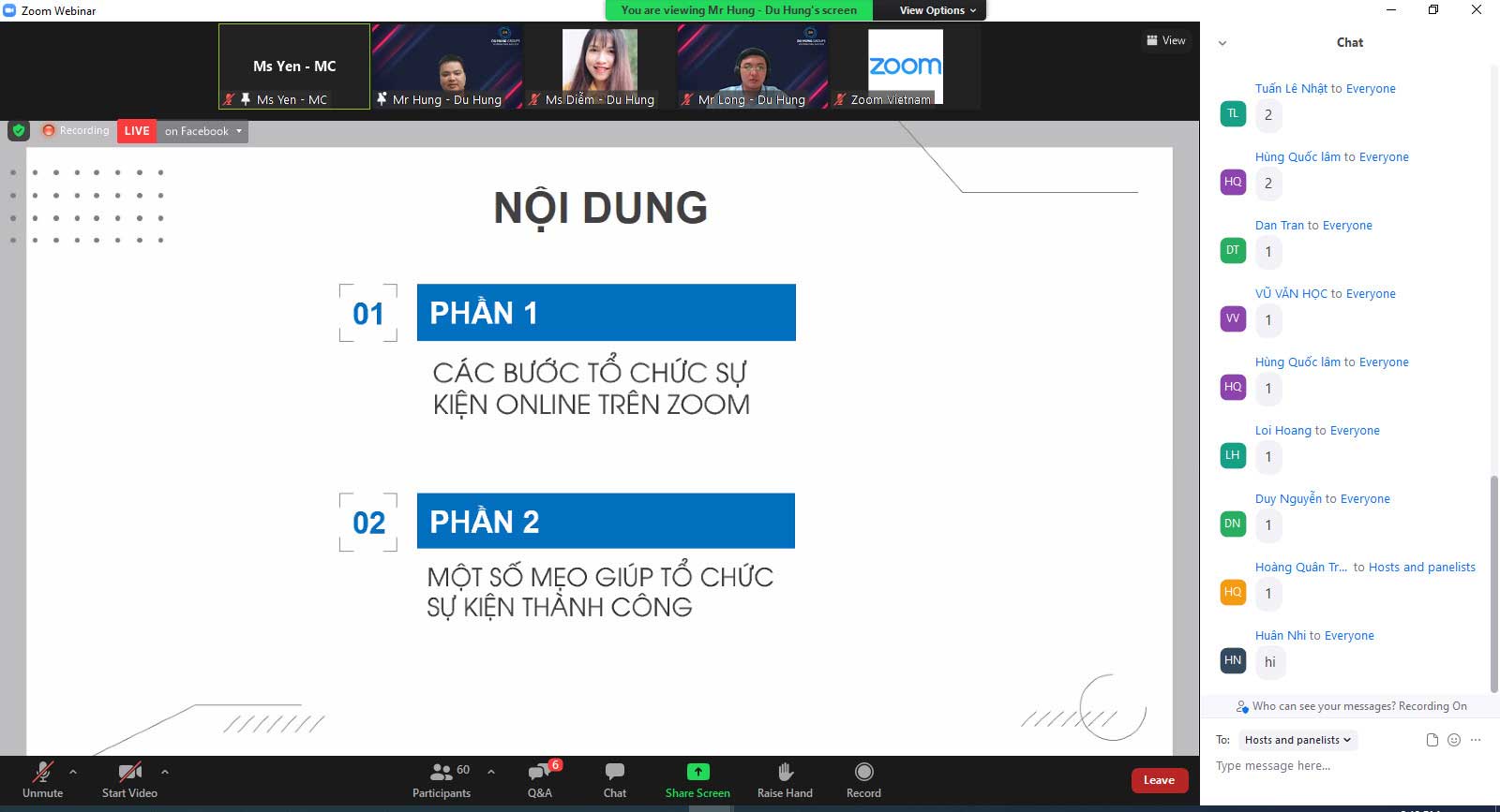 [WEBINAR] CÁCH TỔ CHỨC SỰ KIỆN ONLINE CHUYÊN NGHIỆP VỚI PHẦN MỀM ZOOM
