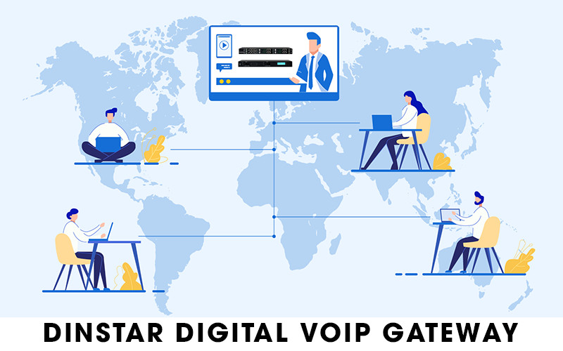 Những trường hợp sử dụng Dinstar Digital VoIP Gateway