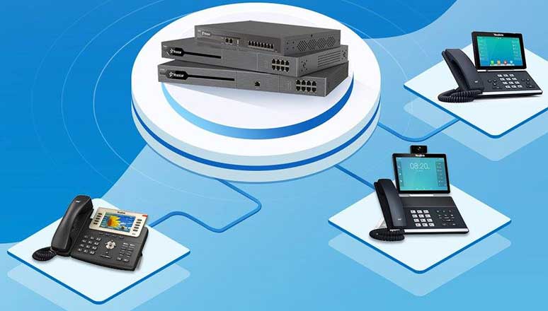 Hệ thống tổng đài VoIP Yeastar tương thích tốt với điện thoại Yealink