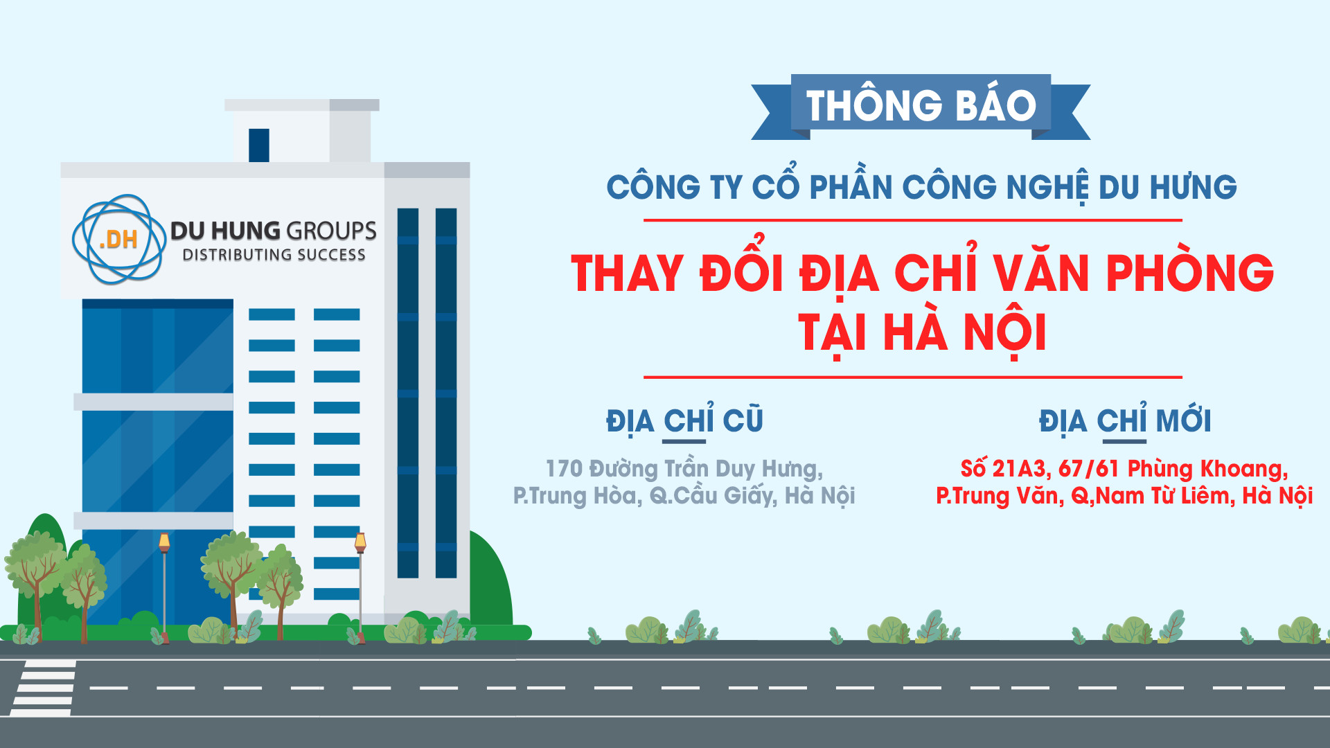 CÔNG TY CỔ PHẦN CÔNG NGHỆ DU HƯNG - CHI NHÁNH HÀ NỘI