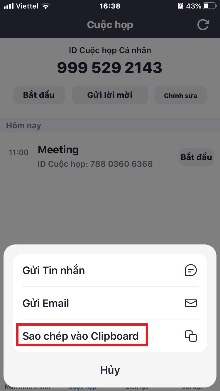 Cách lấy link Zoom trên máy tính và điện thoại chia sẻ cho người khác