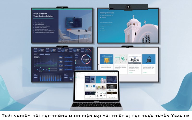 Trải nghiệm hội họp thông minh hiện đại với thiết bị họp trực tuyến Yealink