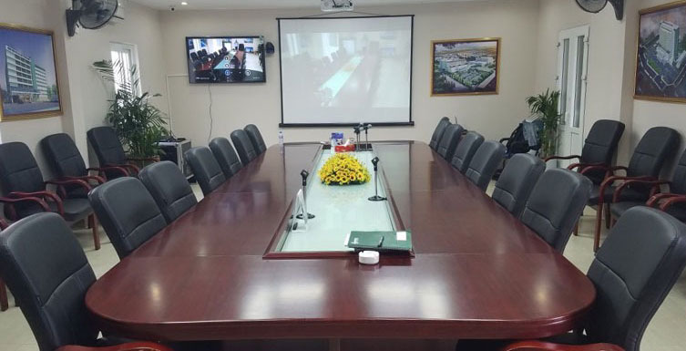 Lắp đặt thiết bị cho phòng họp trực tuyến thông minh tại TP HCM