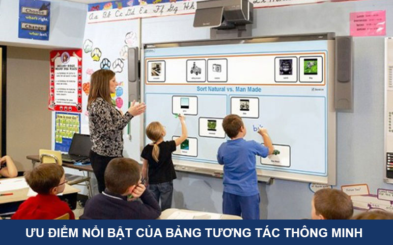 Ưu điểm nổi bật của bảng tương tác thông minh