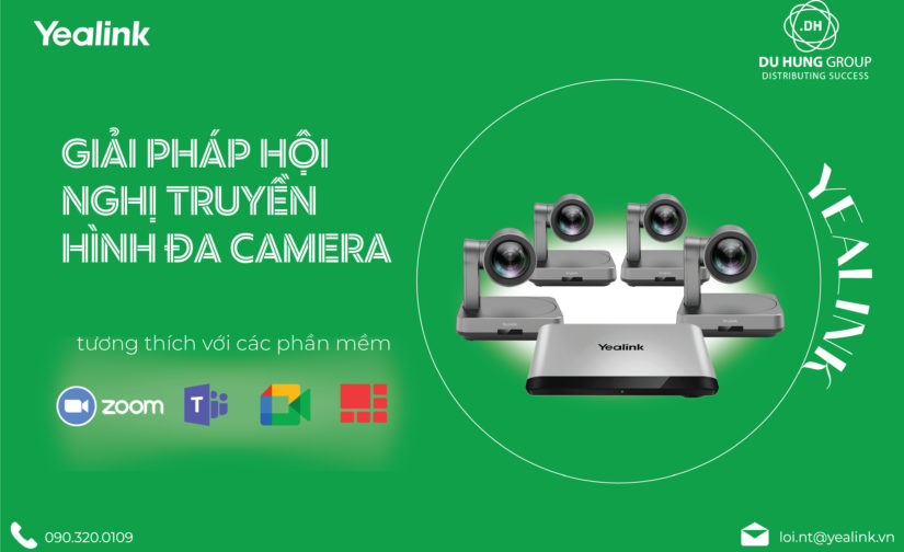 Giải pháp hội nghị truyền hình đa camera cho doanh nghiệp