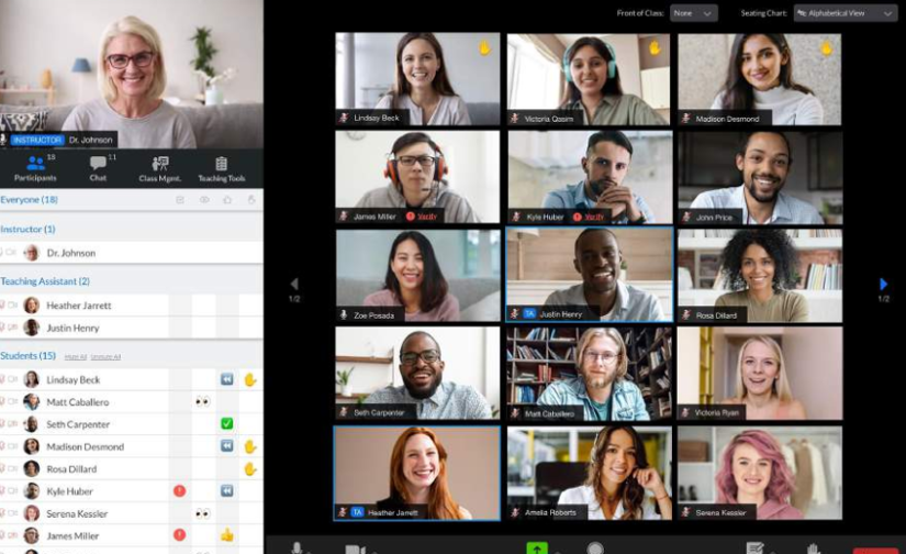 Phần mềm lớp học ảo cho dạy học trực tuyến và học tập từ xa