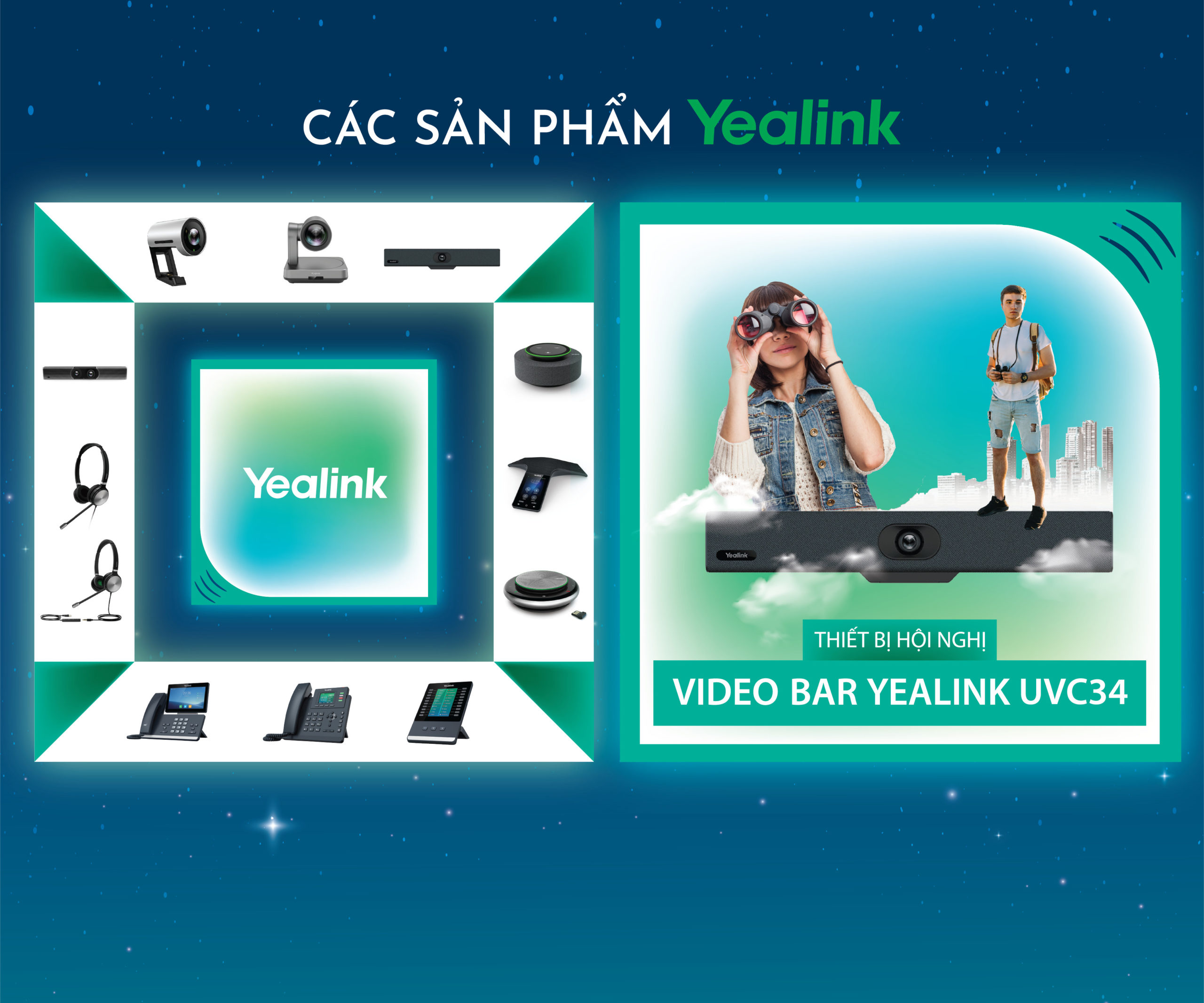 Các giải pháp Yealink mang đến tại gian hàng VietBuild Đà Nẵng 2022