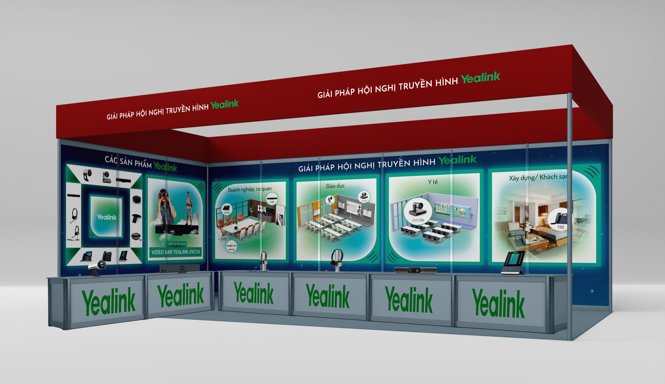 YEALINK THAM GIA GIAN HÀNG - TRIỂN LÃM QUỐC TẾ VIETBUILD ĐÀ NẴNG 2022
