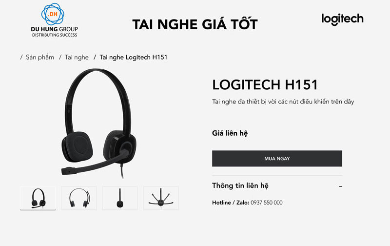 Tai nghe Logitech chính hãng giá tốt nhất