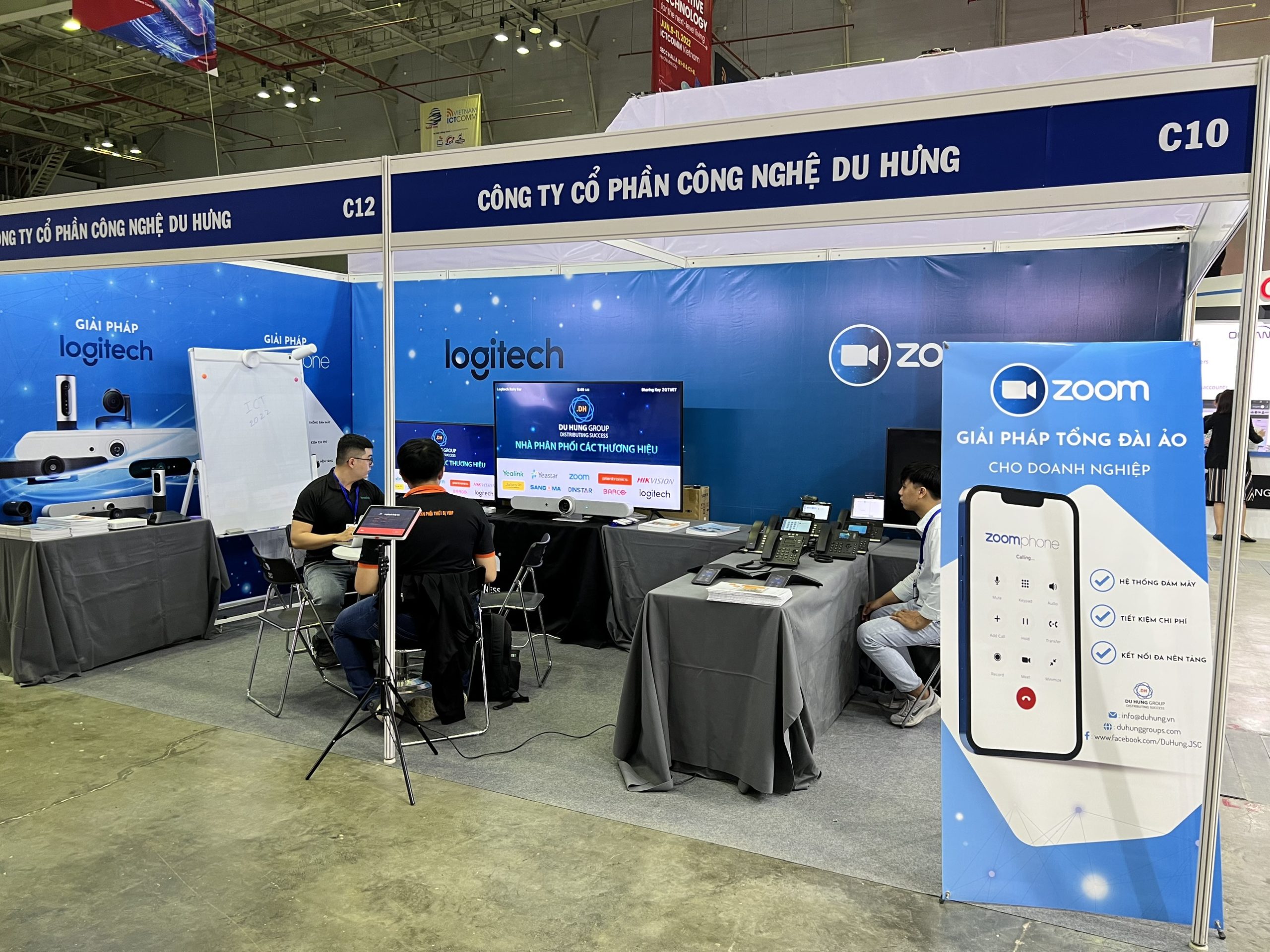 GIAN HÀNG DU HƯNG GROUP TẠI TRIỂN LÃM VIỆT NAM ICTCOMM 2022