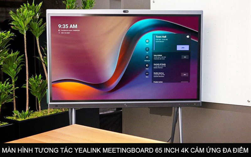 Màn hình tương tác Yealink MeetingBoard 65inch 4K cảm ứng đa điểm