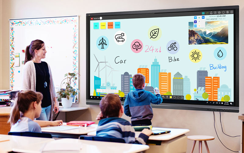 Màn hình tương tác thông minh cho giáo dục và doanh nghiệp