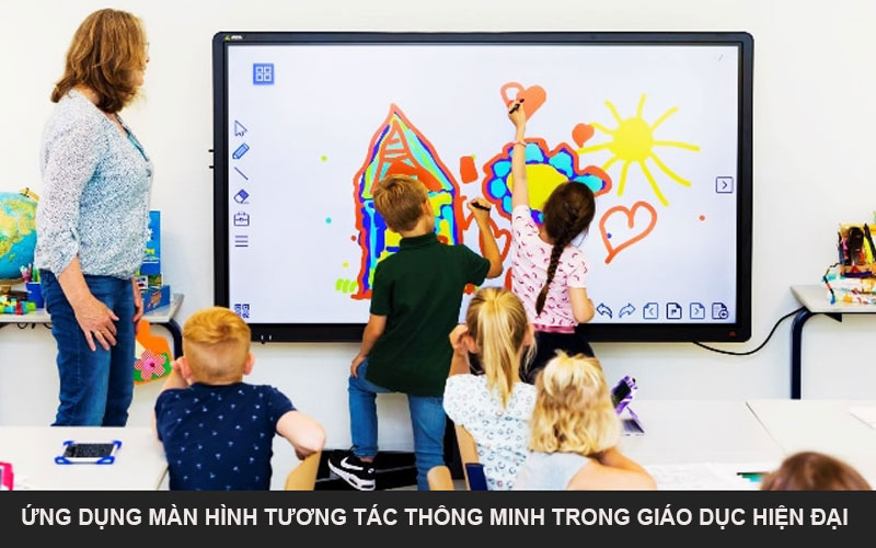 Ứng dụng màn hình tương tác thông minh trong giáo dục hiện đại