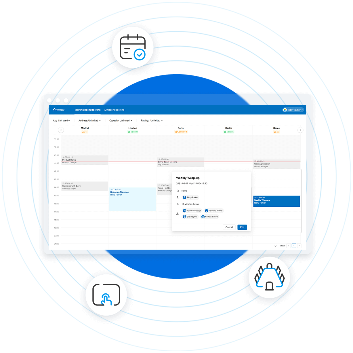 Quản lý và Booking phòng họp dễ dàng hơn với Yeastar WorkPlace