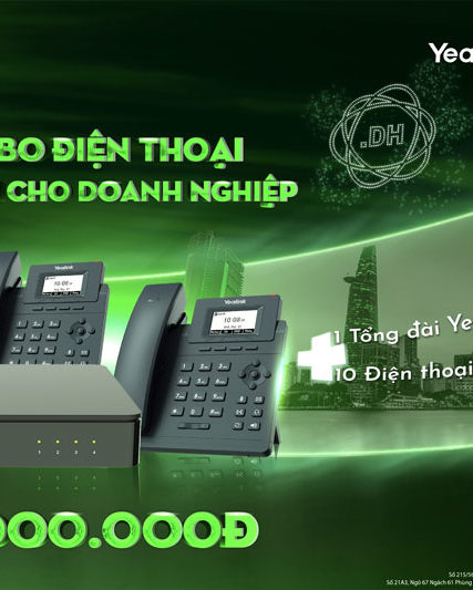Trọn bộ tổng đài IP Yeastar S50 và 20 điện thoại Yealink SIP T30