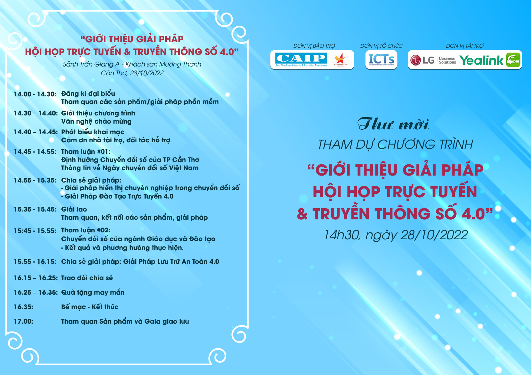 YEALINK đồng hành cùng chương trình " Giới thiệu giải pháp hội họp trực tuyến và truyền thông số 4.0"