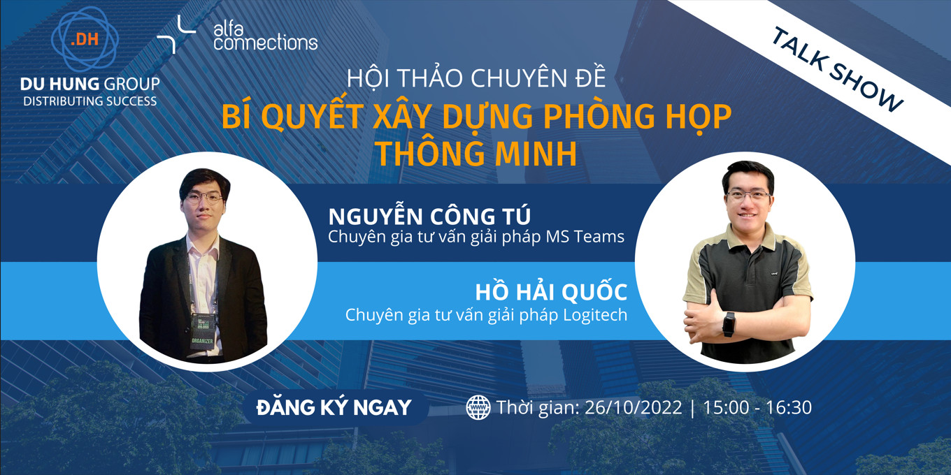 WEBINAR – BÍ QUYẾT XÂY DỰNG PHÒNG HỌP THÔNG MINH