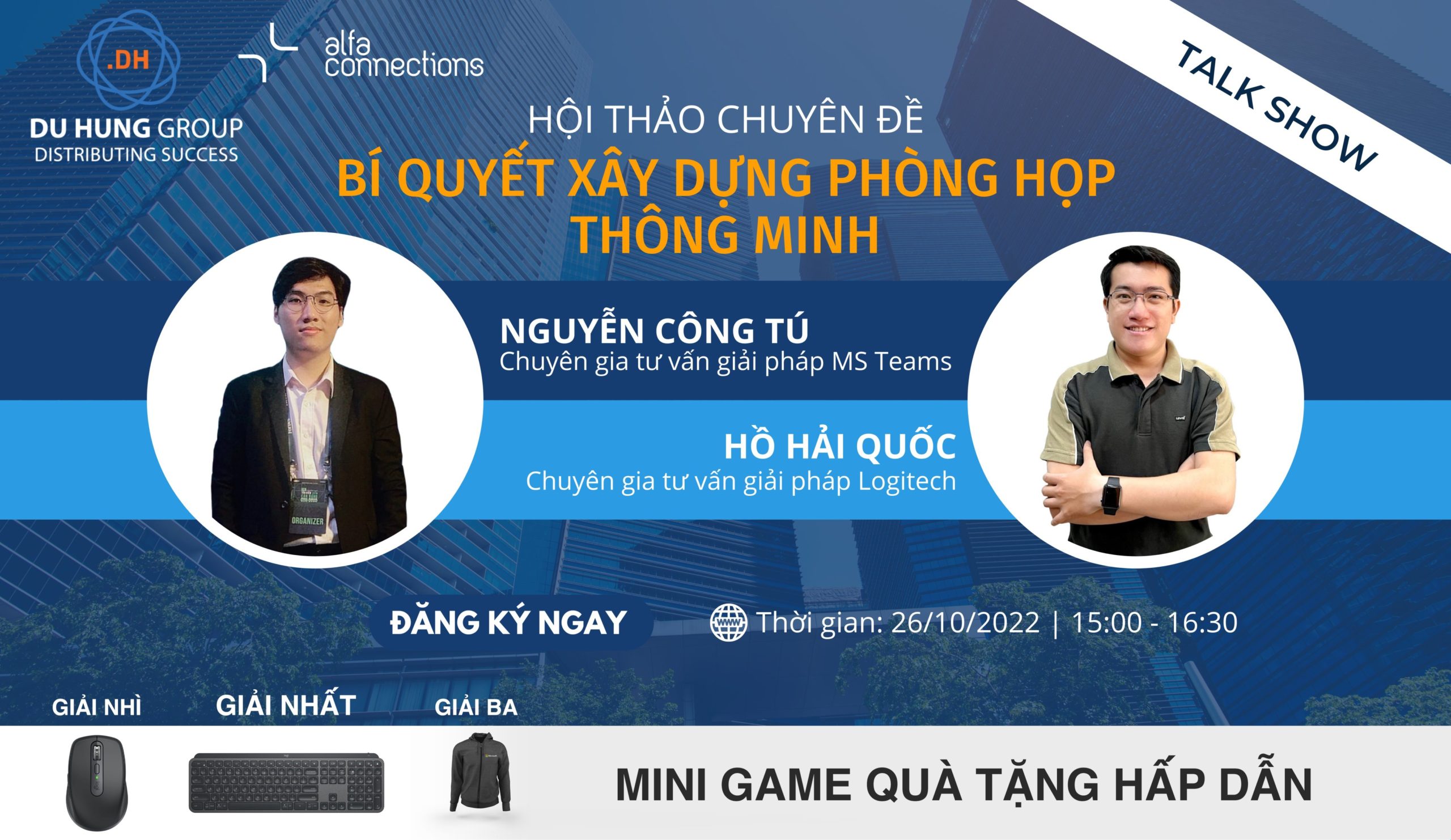 WEBINAR BÍ QUYẾT XÂY DỰNG PHÒNG HỌP THÔNG MINH - THAM GIA NGAY, NHẬN QUÀ LIỀN TAY