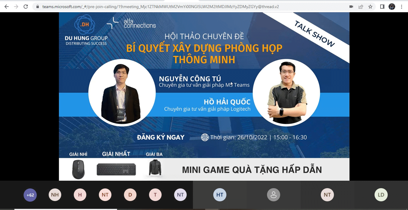 WEBINAR – BÍ QUYẾT XÂY DỰNG PHÒNG HỌP THÔNG MINH