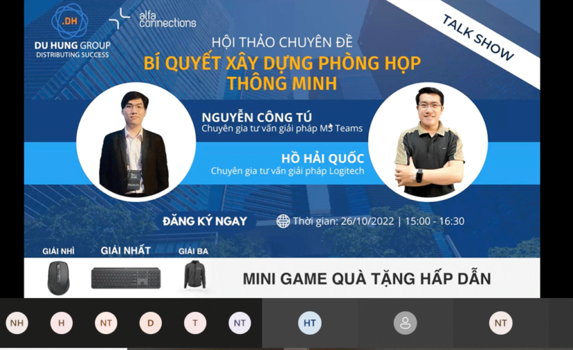 WEBINAR – BÍ QUYẾT XÂY DỰNG PHÒNG HỌP THÔNG MINH