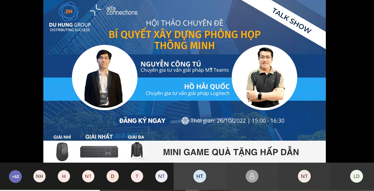 WEBINAR – BÍ QUYẾT XÂY DỰNG PHÒNG HỌP THÔNG MINH