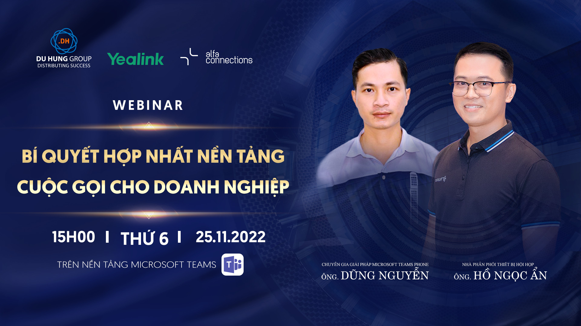 TALKSHOW GIỚI THIỆU GIẢI PHÁP TEAMS PHONE VÀ THIẾT BỊ HỖ TRỢ MICROSOFT TEAMS