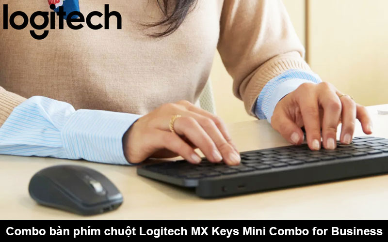 Combo bàn phím chuột không dây Logitech MX Keys Mini Combo for Business