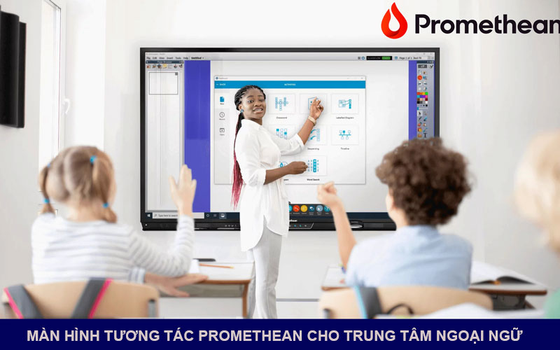 Màn hình tương tác thông minh Promethean cho trung tâm ngoại ngữ