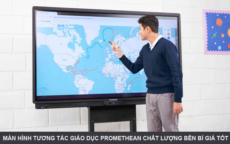 Màn hình tương tác giáo dục Promethean chất lượng bền bỉ giá tốt
