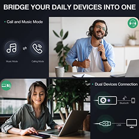 Tai nghe Bluetooth có micrô Yealink UH38