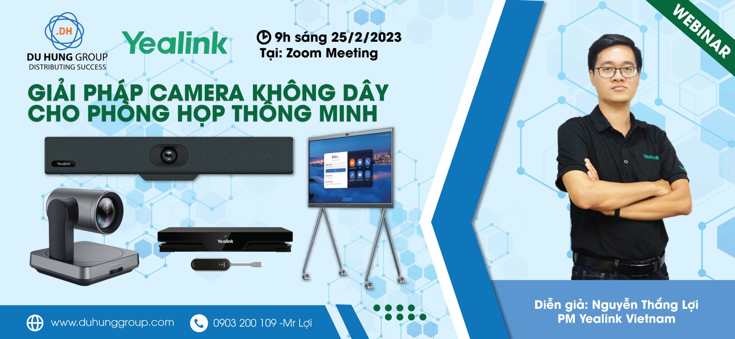 WEBINAR - GIẢI PHÁP CAMERA CHO PHÒNG HỌP THÔNG MINH