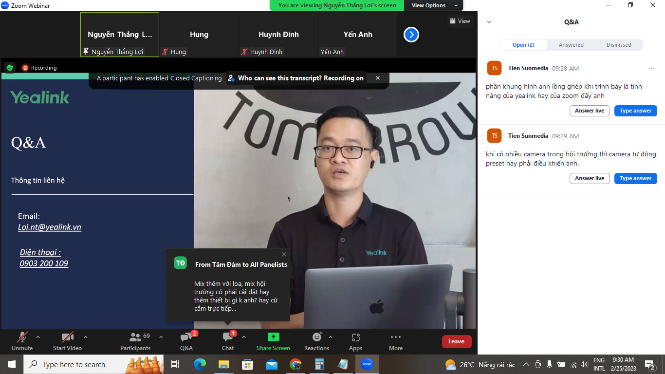 WEBINAR – GIẢI PHÁP CAMERA KHÔNG DÂY CHO PHÒNG HỌP THÔNG MINHWEBINAR – GIẢI PHÁP CAMERA KHÔNG DÂY CHO PHÒNG HỌP THÔNG MINH