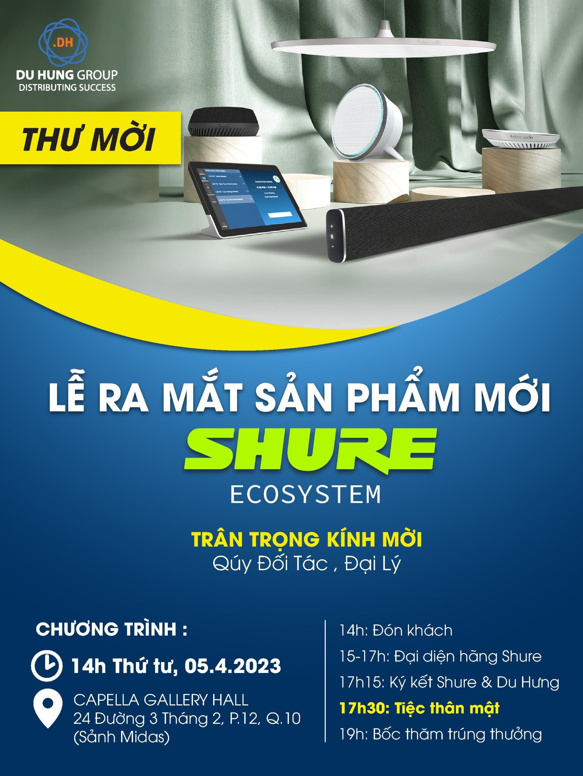 LỄ RA MẮT SẢN PHẨM MỚI SHURE
