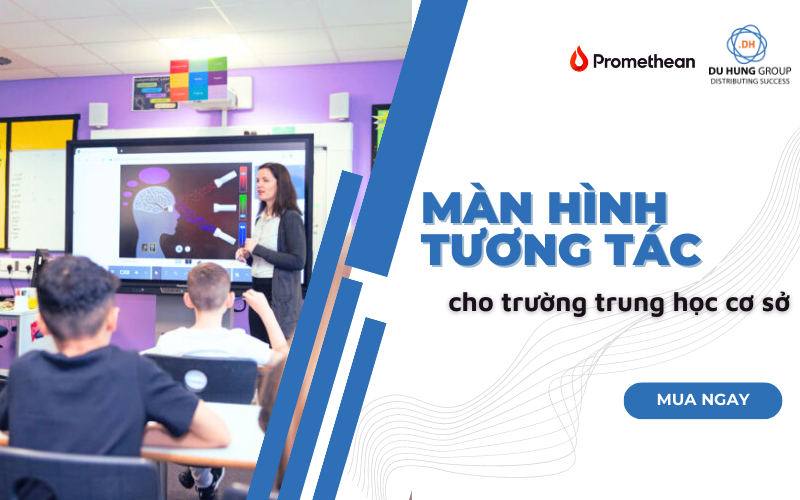 Màn hình tương tác cho trường trung học cơ sở