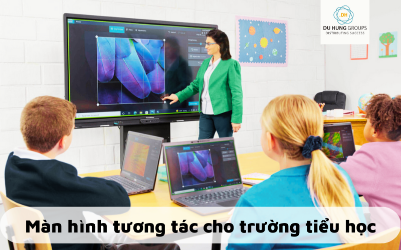 Màn hình tương tác cho trường tiểu học