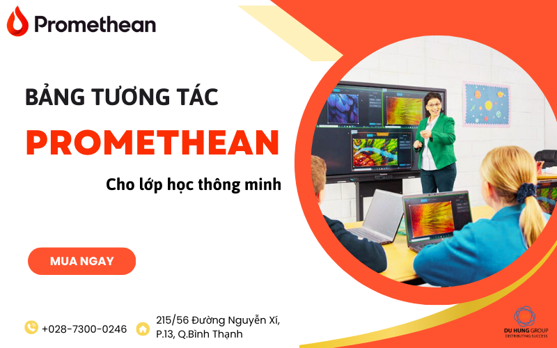 Bảng tương tác Promethean cho lớp học thông minh