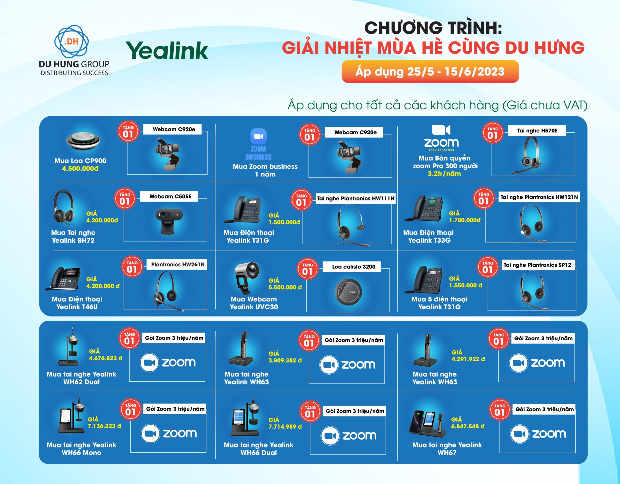 [CHƯƠNG TRÌNH KHUYẾN MÃI] GIẢI NHIỆT MÙA HÈ CÙNG DU HƯNG