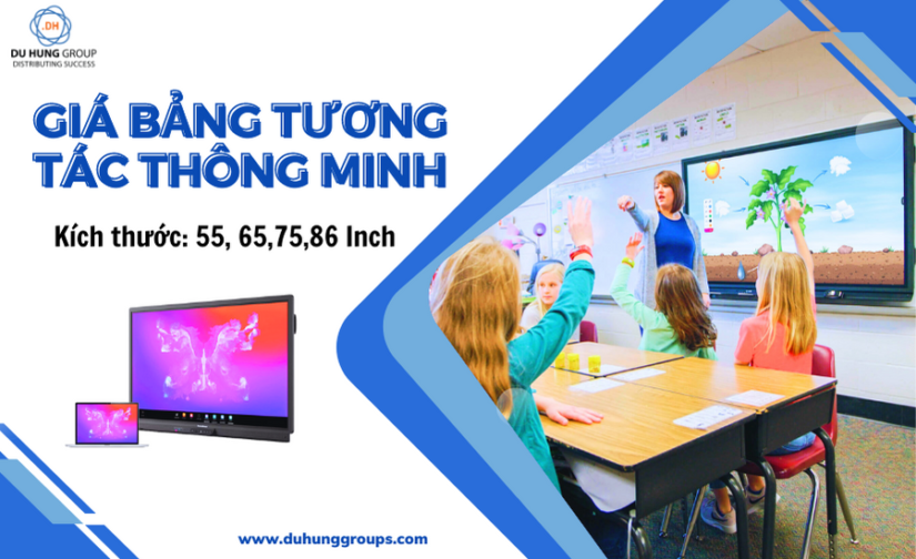 Giá bảng tương tác thông minh tốt nhất | 65,75,86 Inch