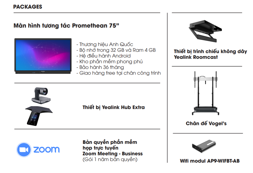 Phòng họp thông minh nhỏ