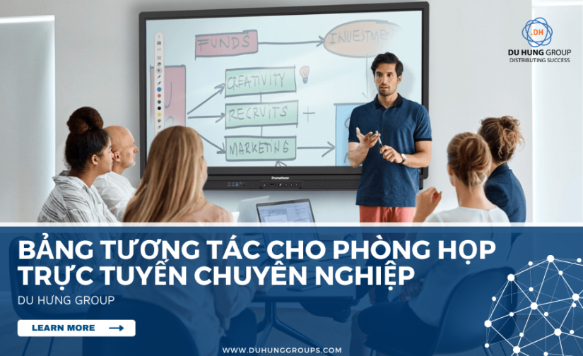 Bảng tương tác cho phòng họp trực tuyến chuyên nghiệp