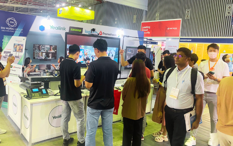 GIAN HÀNG DU HƯNG TẠI TRIỂN LÃM VIỆT NAM ICTCOMM 2023