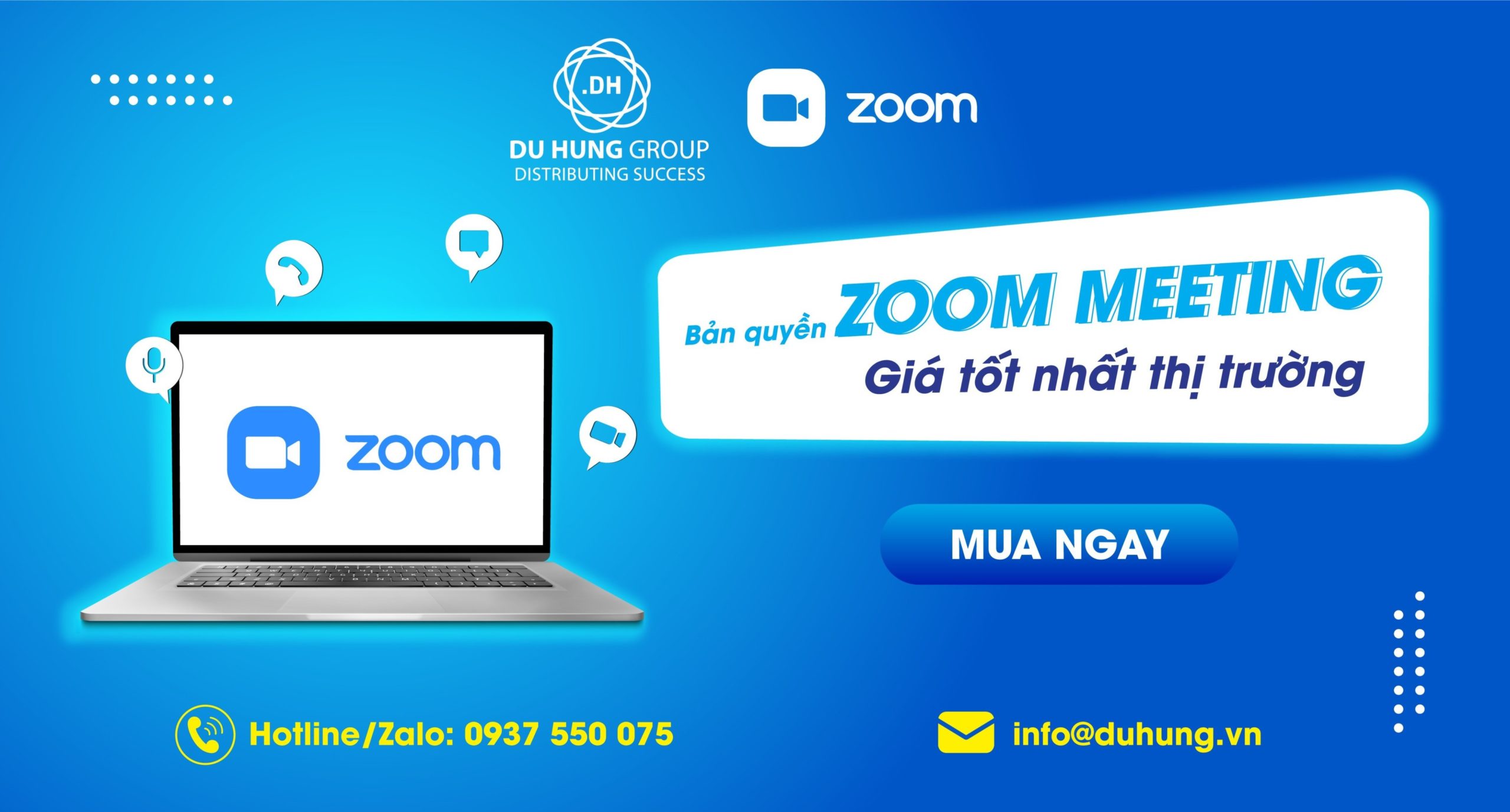Phần mềm Zoom Meeting chỉ 250 ngàn/tháng chính hãng có VAT