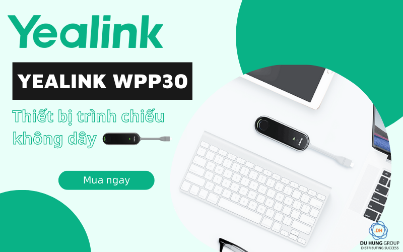 Thiết bị trình chiếu không dây 4K Yealink WPP30