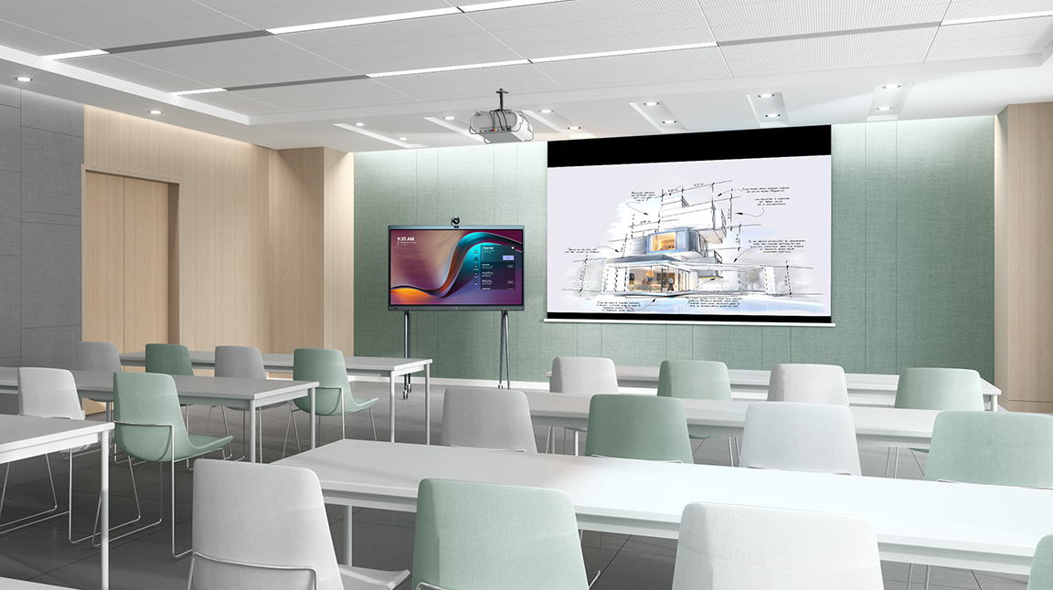 Hội nghị truyền hình với màn hình tương tác thông minh